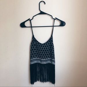H&M fringe top